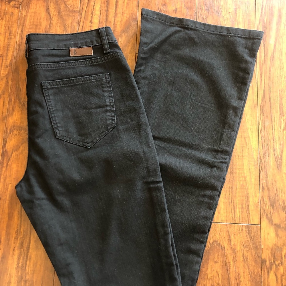 Boden Black Flare Denim - Size 6 Long